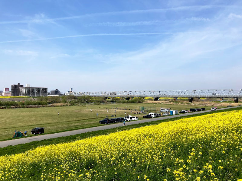 江戸川河川敷緑地多目的広場